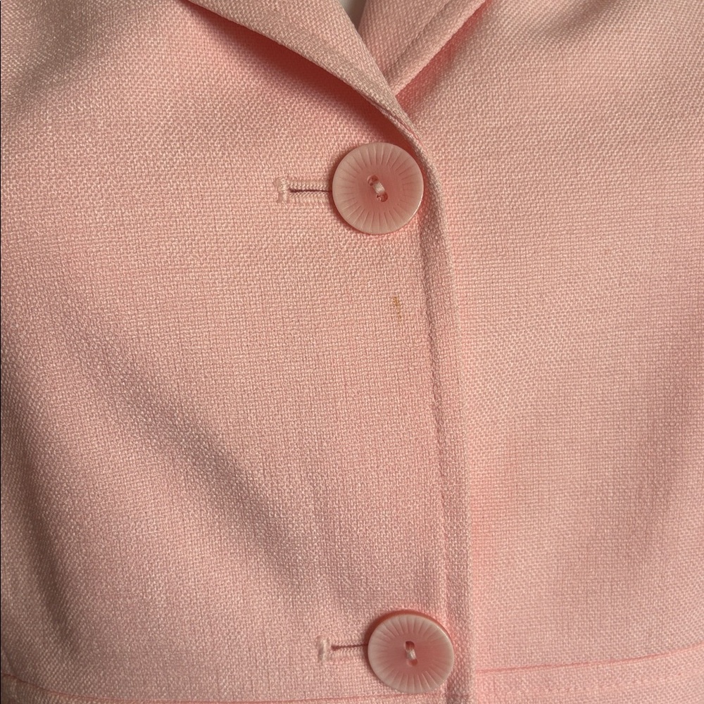 PRESTON & YORK Suit Blazer and Straight Skirt Light Pink 100% Polyester Size 8. - Picture 11 of 11